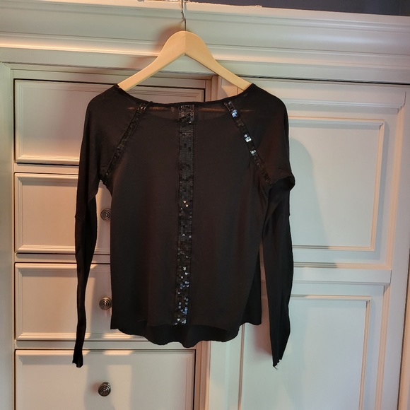 Rachel Roy Top Womens Size XS Black - Picture 2 of 7